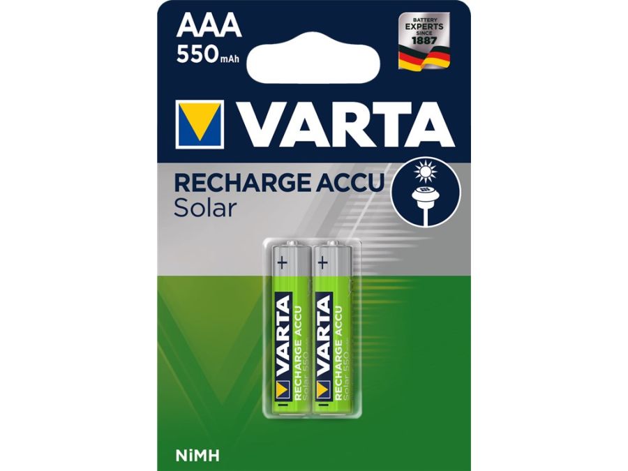 NiMH AAA/HR03 batteri - 1,2V / 550mAh (2 stk.)