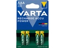 BATTERI RECH.ACCU POWER AAA 1000MAH 4ST/