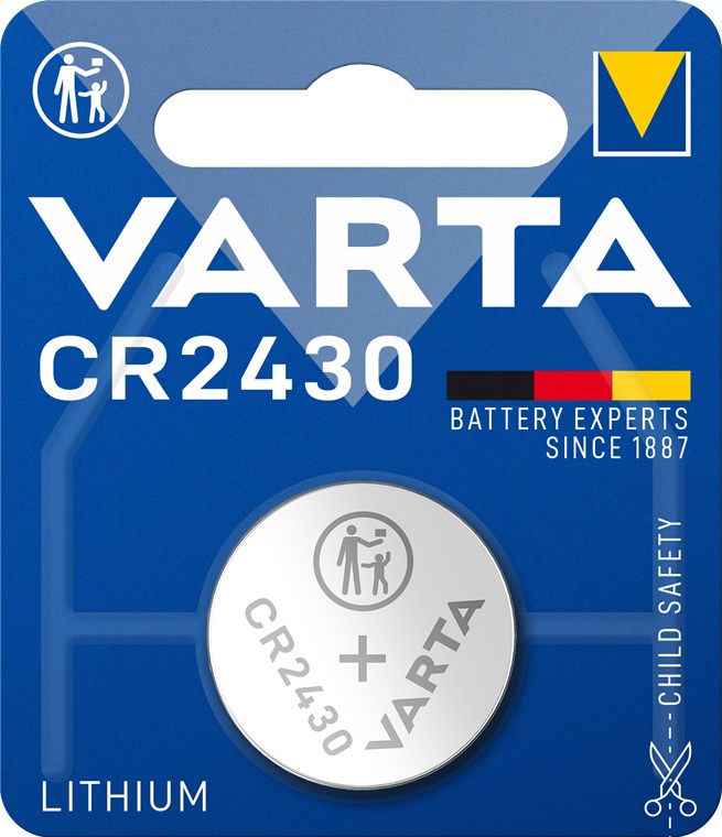 BATTERI CR2430 3,0V 280MAH