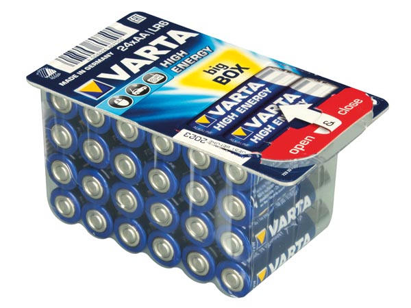 HIGH Energy AA/LR6 alkaline batteri - 1,5V (24 stk.)
