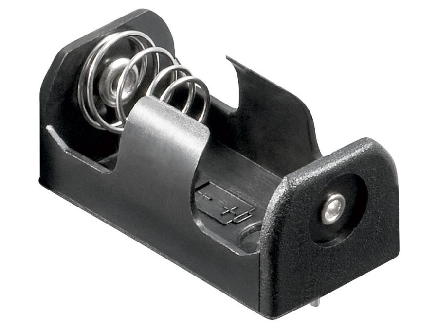 Batteriholder - 1xCR2, 1x1/2AA (m. ledninger)