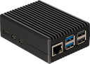 Raspberry Pi 5 Alu. Case, Black