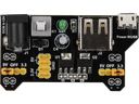 Breadboard strømforsyningsmodul - 3,3V + 5V ud