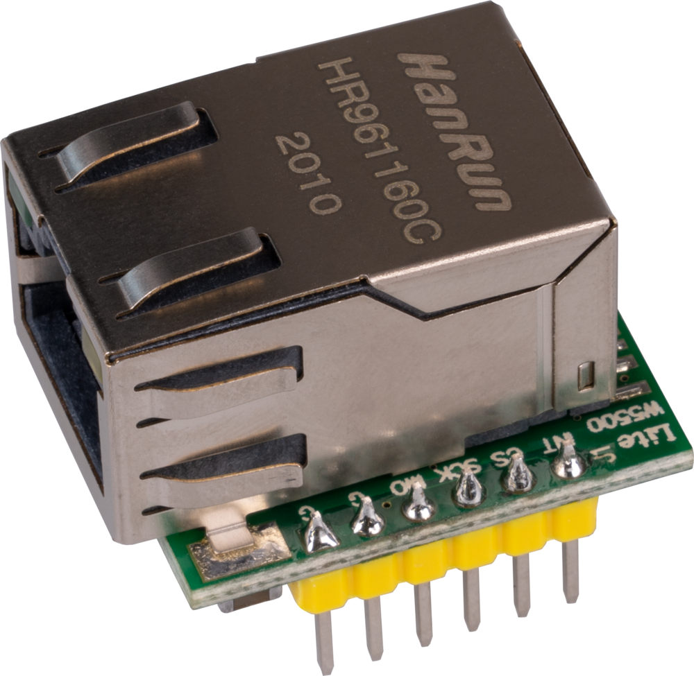 Ethernet til SPI modul W5500, RJ45