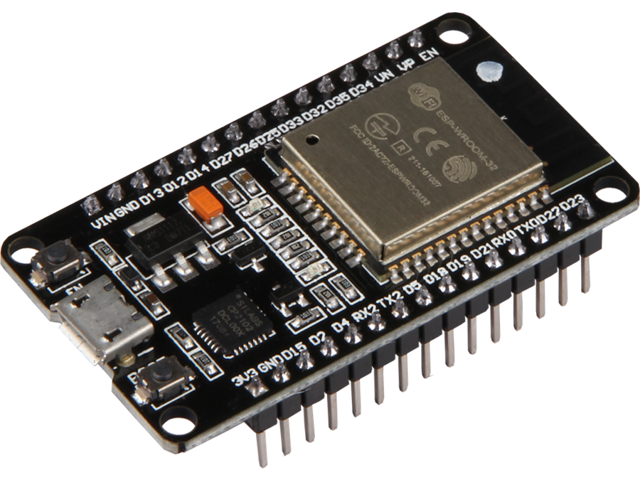 NodeMCU ESP32 udviklingsboard, micro USB, Wi-Fi, Bluetooth