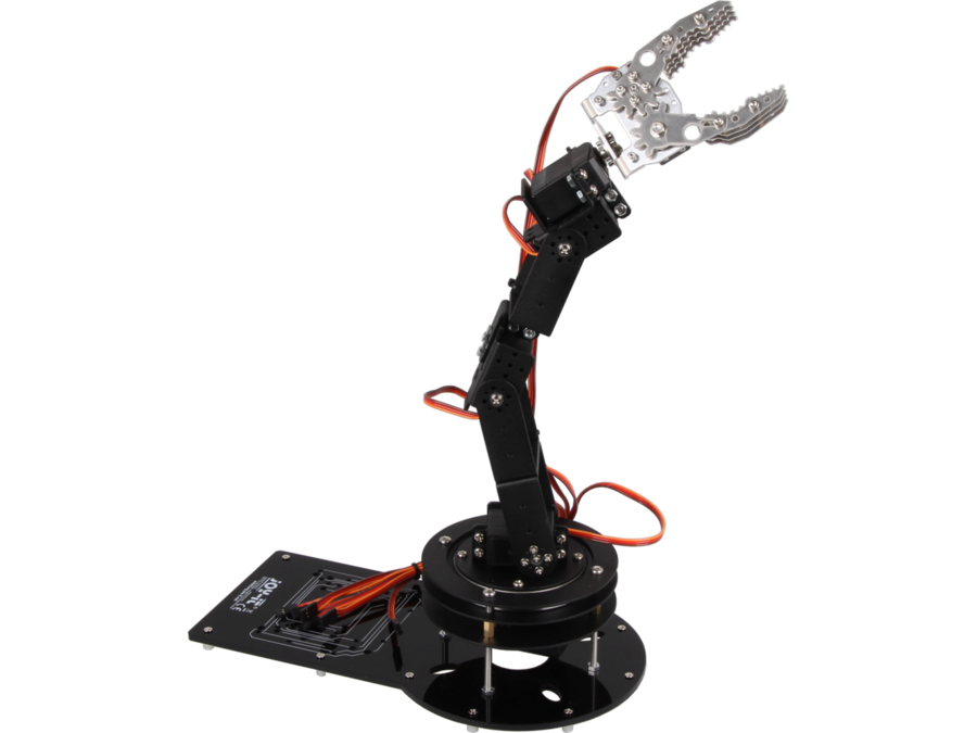 Robokit - Aluminiums robotarm, 5-7,4V, 360° / 21,5kg