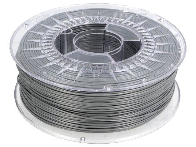 PETG filament - Ø1,75mm, Grå, 1kg