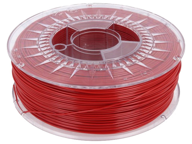 PETG filament - Ø1,75mm, Rød, 1kg