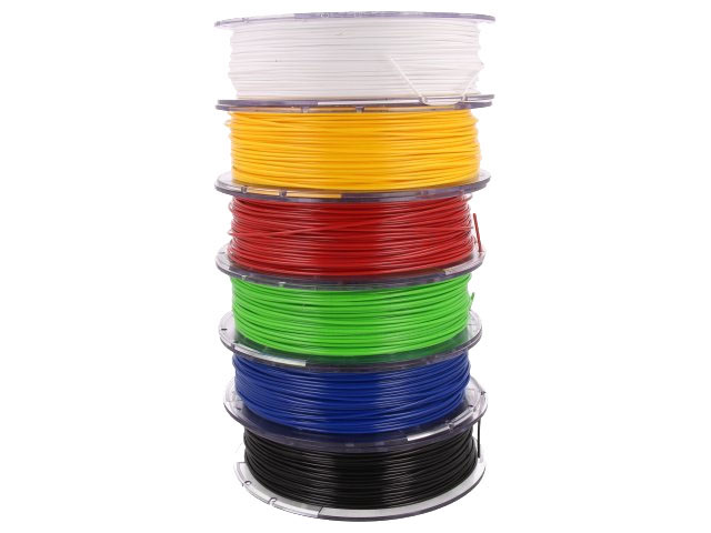 PETG filament - Ø1,75mm, Sortiment, 6 farver, 2kg
