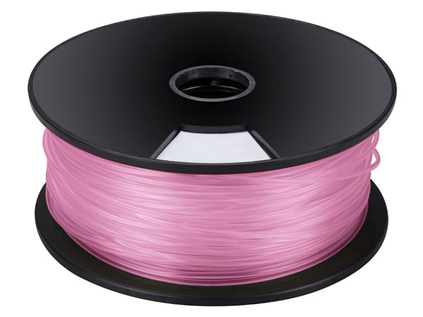 PLA filament til 3D printer - Ø3mm, Pink, 1kg