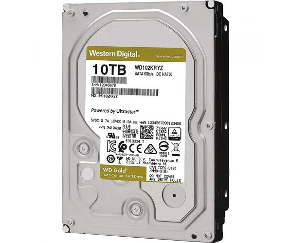 WD Harddisk 10TB, 3,5" SATA 6Gb/s, 5400 rpm