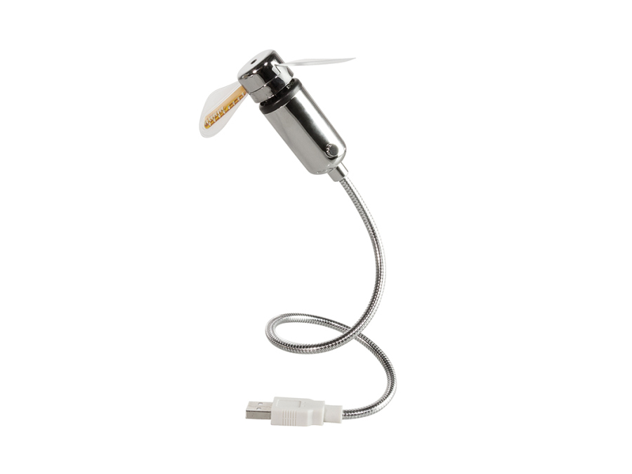 USB svanehals blæser m. LED ur