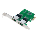 PCI-Express kort - 2 port Gigabit LAN