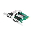 PCI-express kort, 2 x seriel port, RS232