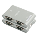 USB 2.0 til 4 x Seriel RS232 konverter