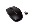 2.4 GHz trådløs optisk mini mus - 1200dpi, Sort