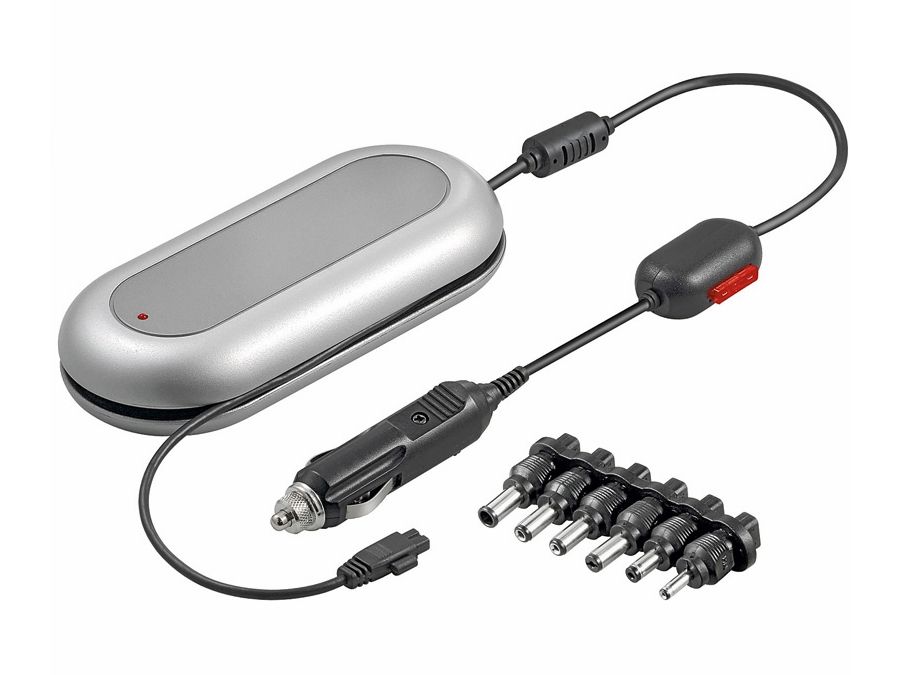 Notebook biladapter - 12Vdc ind > 15 til 24V / 72W (3,5A) ud