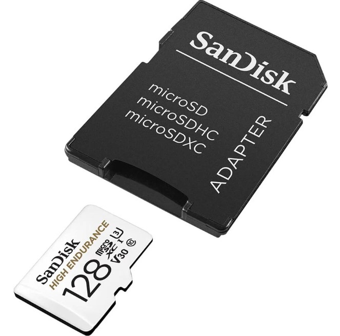 High Endurance microSDXC kort - 128GB Video Class V30 (U3)