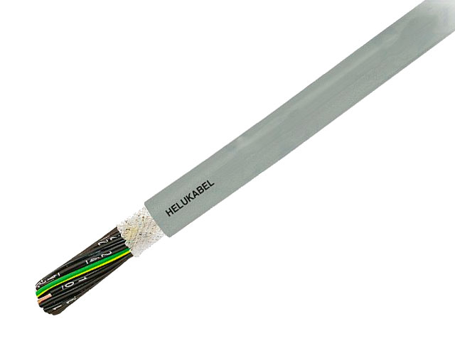 Multikabel - 12x0,5mm² trådet Ø9,3mm Grå (metervare)