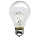 15W glødepære E27 klar - 2 stk.