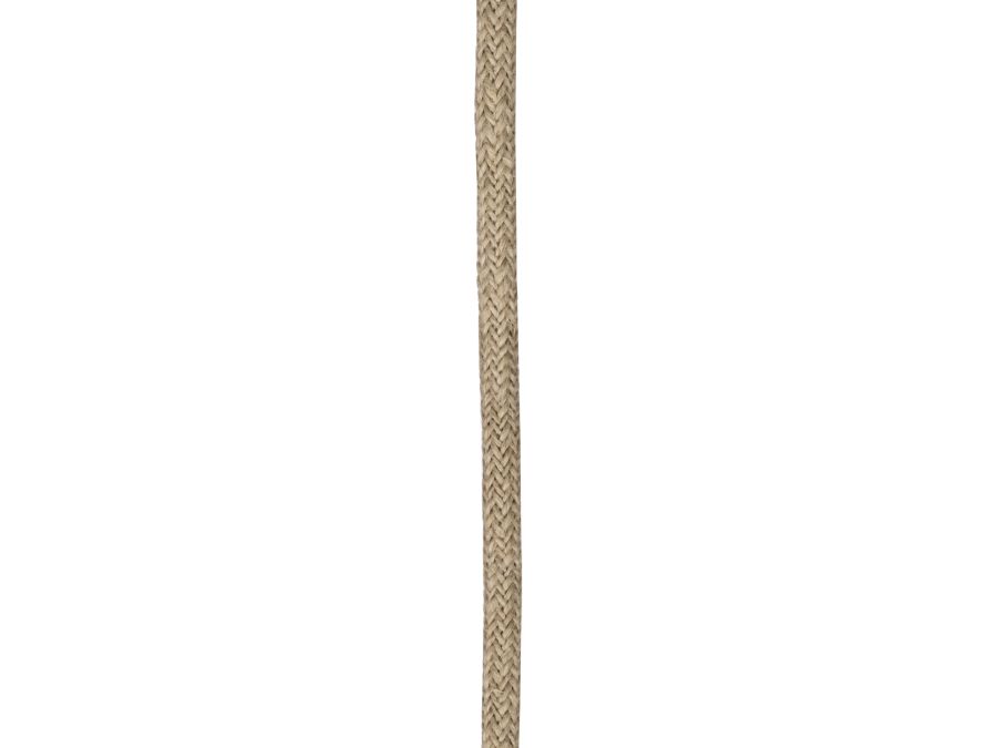 Stofledning - 2 x 0,75mm², Natur, JUTE (3m)