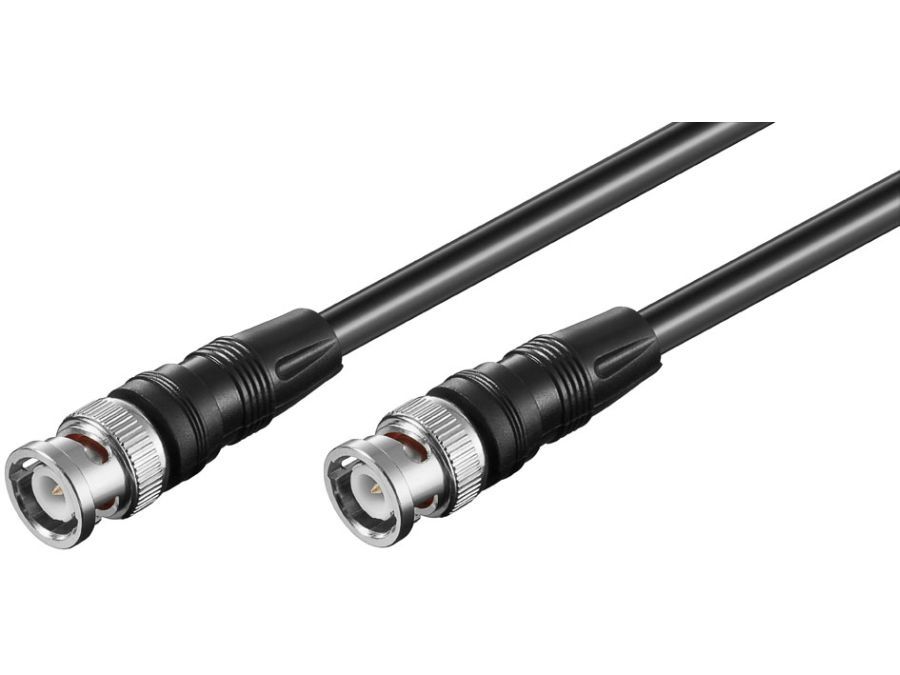Videokabel - BNC han til BNC han, RG59 75ohm (0,5m)