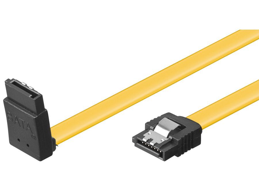 HDD SATA kabel - 6GBit/s, SATA L > SATA L 90° op (0,5m)