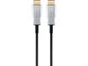 Optisk Hybrid HDMI 2.0 kabel - 2 x HDMI A han, Sort (20m)