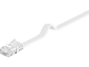 UTP netværkskabel, FLAD - 2xRJ45, CAT6, Hvid (3m)