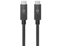USB 3.2 PD kabel - 2 x USB-C, 5A / 100W / 20V, Sort (0,5m)