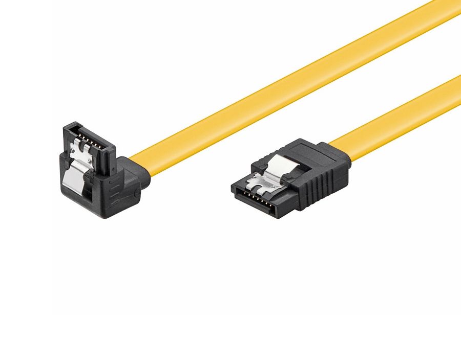 HDD SATA kabel - 6GBit/s, SATA hun > SATA hun 90° ned (0,7m)
