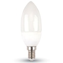 5,5W (40W) LED kertepære m. Samsung chip E14 3000K 470Lm 200° (A+)