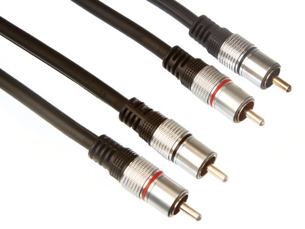 Phonokabel - 2 x RCA han til 2 x RCA han (5m)