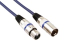 Prof. DMX kabel - 3P XLR han/hun (5m)