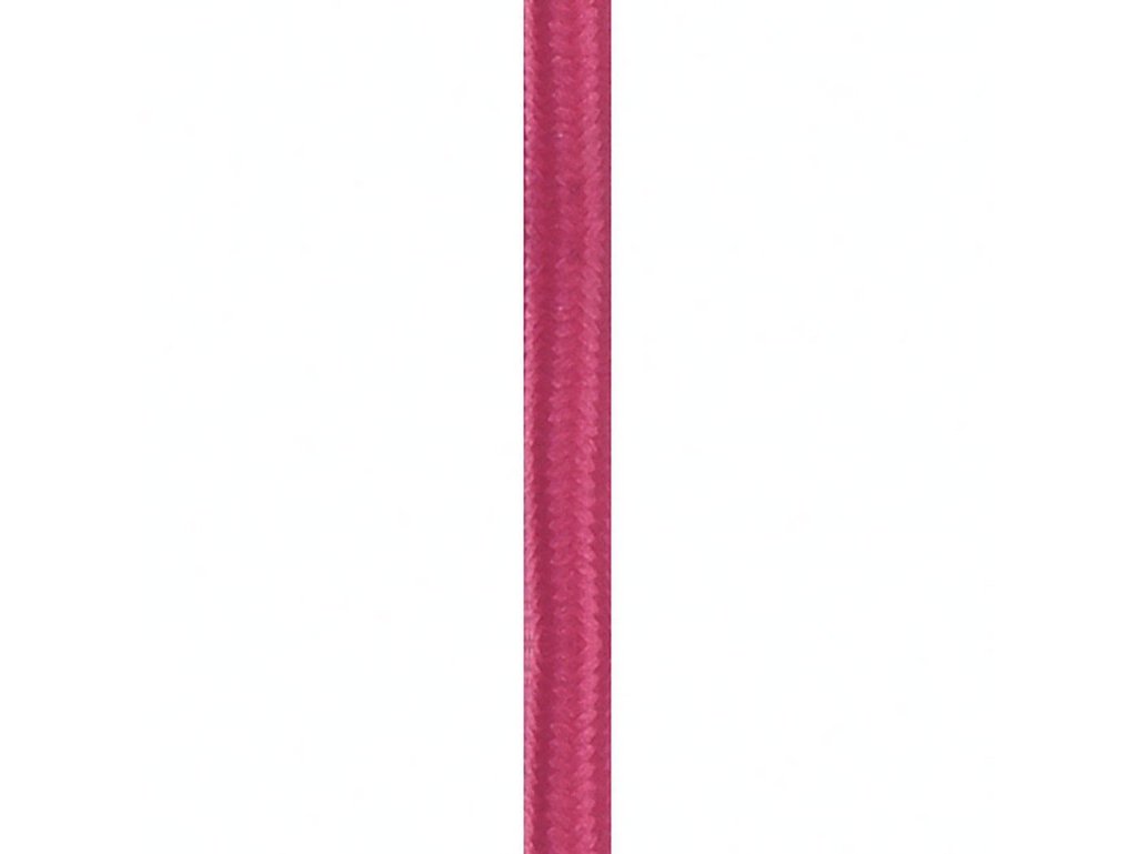 Stofledning - 2 x 0,75mm², PINK (metervare)
