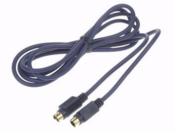 High-Q videokabel - 2 x S-VHS han (15m)
