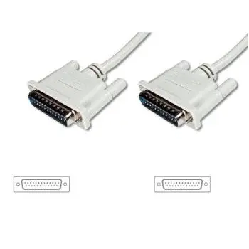 Parallel kabel - SUBD25 han til SUBD25 han (2m)
