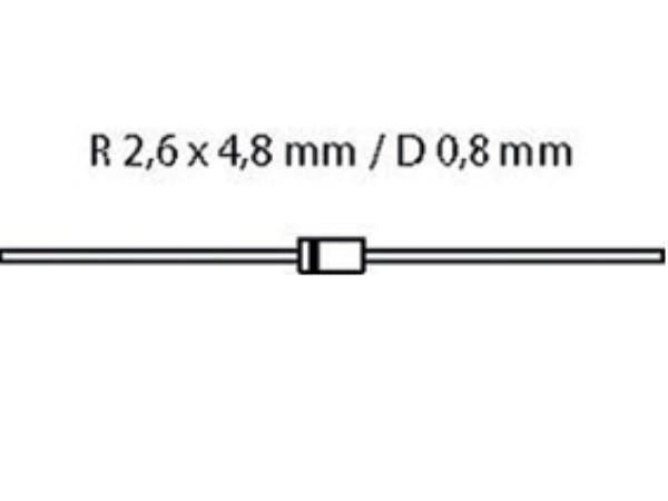Zenerdiode - 3,3V / 1,3W ±5% (DO41)