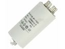 MOTOR kondensator - 25uF / 475V, M8 forskruning, Spadestik