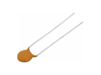 Keramisk skivekondensator - 220pF / 400V, Ø5mm (5,08mm)