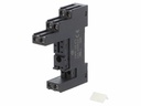 DIN-skinne sokkel til 8-ben 5mm relæ - 10A / 250Vac