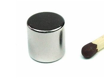 Magnet, neodynium - Cyl. N48 Ni Ø10x10mm (1 stk.)