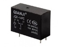 Vertikalt relæ - 24VDC / 10A, 1 x skifte, SPDT (JQX-14FC)