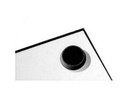 Gummifod, selvklæbende - Ø12,6x3,5mm, Sort (1 stk.)