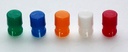 Linse/holder til 5mm LED - Grøn, Rund (Ø7,1mm)