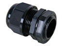 Vandtæt forskruning - PG21, IP68, Sort (Ø13-18mm)