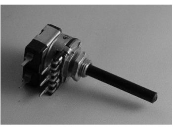 Potmeter - 2,2kOhm lin. m. kontakt (Ø4mm)