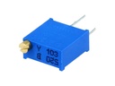 Multiturn trimmepotmeter - 10kOhm, 500mW, ±10% (YB)
