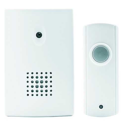 Dørklokke 1000 trådløs value hvid