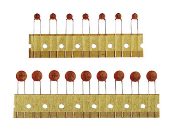 Keramisk kondensator - 100nF (0,1uF) / 50V (2,54mm)